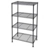 4-Shelf Adjustable Heavy Duty Storage Shelving Unit