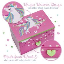 Unicorn Jewelry Box For Girls - Two Unicorn Gifts
