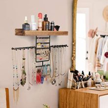 Wall Mounted Rotating Jewelry Holder