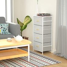 Drawer Fabric Dresser Storage Tower, Organizer Unit for Bedroom