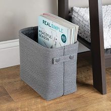 mDesign Soft Cotton Fabric Closet Storage Organizer