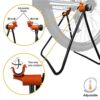 Ibera Easy Utility Bicycle Stand, Adjustable Height