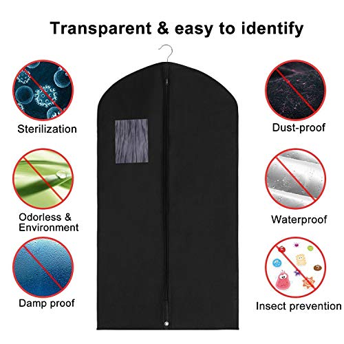 Washable Anti-Moth Protector With Full Zipper and Clear Widow for Storage