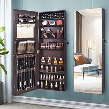 Full mirror jewelry organizer Fashion Transparent box