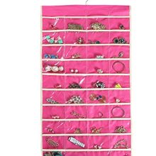 Maximize Space with the Ohlily Wall Hanging Jewelry Organizer – 80 Pocket Storage