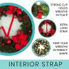Water Resistant Holder with Clear Plastic Front for 24 Inch Wreaths