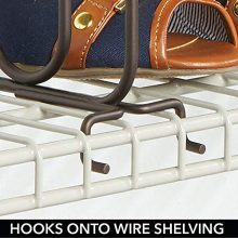 mDesign Versatile Modern Metal Wire Closet