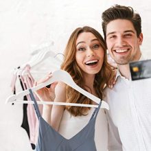 Wood-Look Plastic Coat Hanger Pack