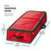 ZOBER PE Underbed Gift Wrap Organizer, Interior Pockets
