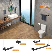 Durafe Bathroom SUS 304 Towel Rack 4 Piece Bathroom Hardware Set