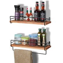 SODUKU Floating Shelves Wall Mounted, Wall Wood Storage