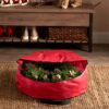 Zober Christmas Holiday Wreath Storage Bag