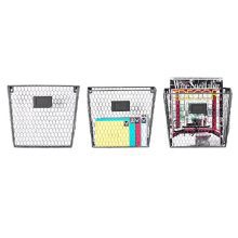 MyGift Set of 3 Rustic Metal Wire Wall-Mounted Home Office