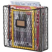 Wall35 Cestino Magazine Holder and File Organizer Wall Mount