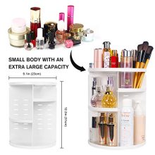 360 Makeup Organizer Large Capacity Makeup Box Acrylic