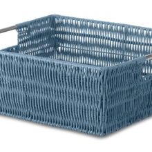 Whitmor Rattique Shelf Tote Berry Blue