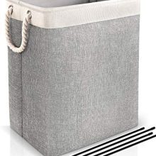 Laundry Hamper Built-in Lining with Detachable Brackets