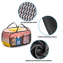 TENRAI Strong Mesh Horizontal Pop Up Laundry Hamper