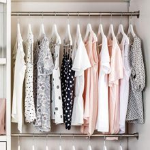 Wood-Look Plastic Coat Hanger Pack