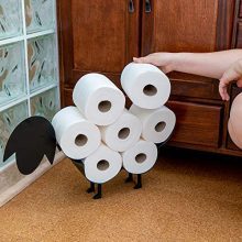 East World Sheep Toilet Paper Holder Free Standing and Wall Mount