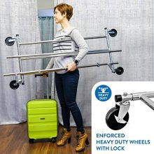 Tatkraft Drogo Heavy Duty Clothes Rack on Wheels