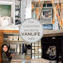 Hanging Portable Luggage Organizer with Hooks - Effortless Packing and Unpacking for Journeys, Campers, and RVs