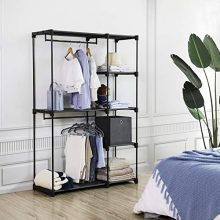 SONGMICS Freestanding Closet Organizer, Portable Wardrobe