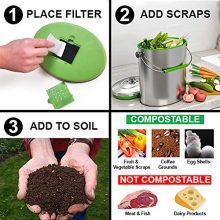 Stainless Steel Compost Bin - Effortless Home Composting for a Greener Tomorrow! 🌱
