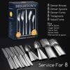 45-Piece Silverware Flatware Cutlery Set for 8