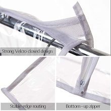 QEES Clear Closet Garment Bag, Hanging Wardrobe