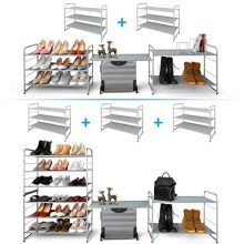 Simple Trending 3-Tier Stackable Shoe Rack