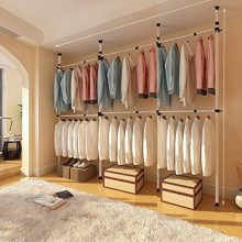 6 Tier Adjustable Closet Rod Rail Garment Rack - Your Perfect Space-Saving Solution