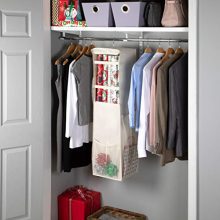 Christmas Hanging Gift Wrap Storage Organizer