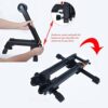 Bike Folding Stand Floor Parking Rack Alloy Bicycle Holder