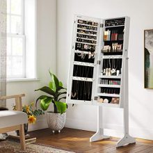 Lockable Storage Organizer Unit with 2 Plastic Cosmetic Storage
