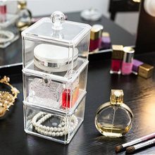 Cosmetic Organizer Makeup Storage Organizer For Cotton Swabs