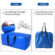 Extra Large Heavy Duty Storage Bags – 4-Pack XL Moving Bags for College Dorms, Clothes, and Household Storage