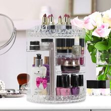 Sorbus Rotating Makeup Organizer, 360° Rotating Adjustable Carousel Storage