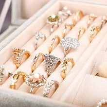 ✨ Elegant Velvet Jewelry Box with Dual-Layer Design and Lock for Ultimate Jewelry Protection