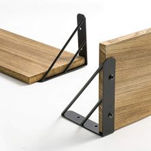 BAYKA Floating Shelves Wall Mounted, Rustic Wood Wall Shelves Decor