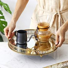 Mirrored Ornate Decorative Tray Jewelry