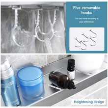 Towel Bar No Drilling Wall Mount Shower Storage