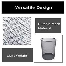 Smart Design Steel Metal Mesh Waste Basket