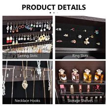 Full mirror jewelry organizer Fashion Transparent box
