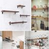 Brackets Shelf for Wall Hanging Rustic Angle Heavy Duty
