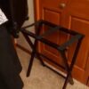Lipper International Right Height Folding Luggage Rack