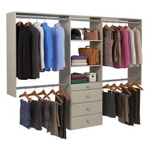 Closet Storage Wall Mounted Wardrobe Organizer Ki