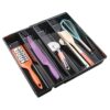 Expandable Drawer Organizer - Efficient Storage Solution for Kitchen and Home - Expandable and Durable