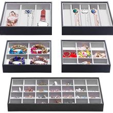 Magic Stackable Jewelry Trays Closet Dresser Drawer