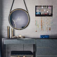 Love-KANKEI Jewelry Organizer Wall Mounted Rustic